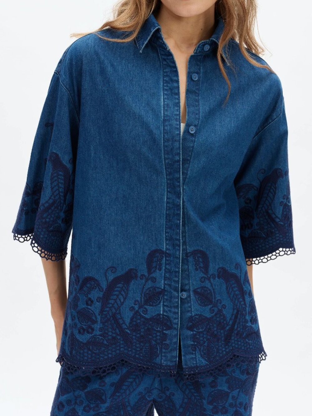 NWT Bayeas Reykjavik Embroidered top